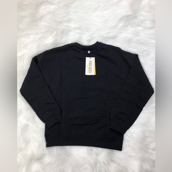 Kenzo Black Tiger Embroidered Sweatershirt - Picture 4 of 6